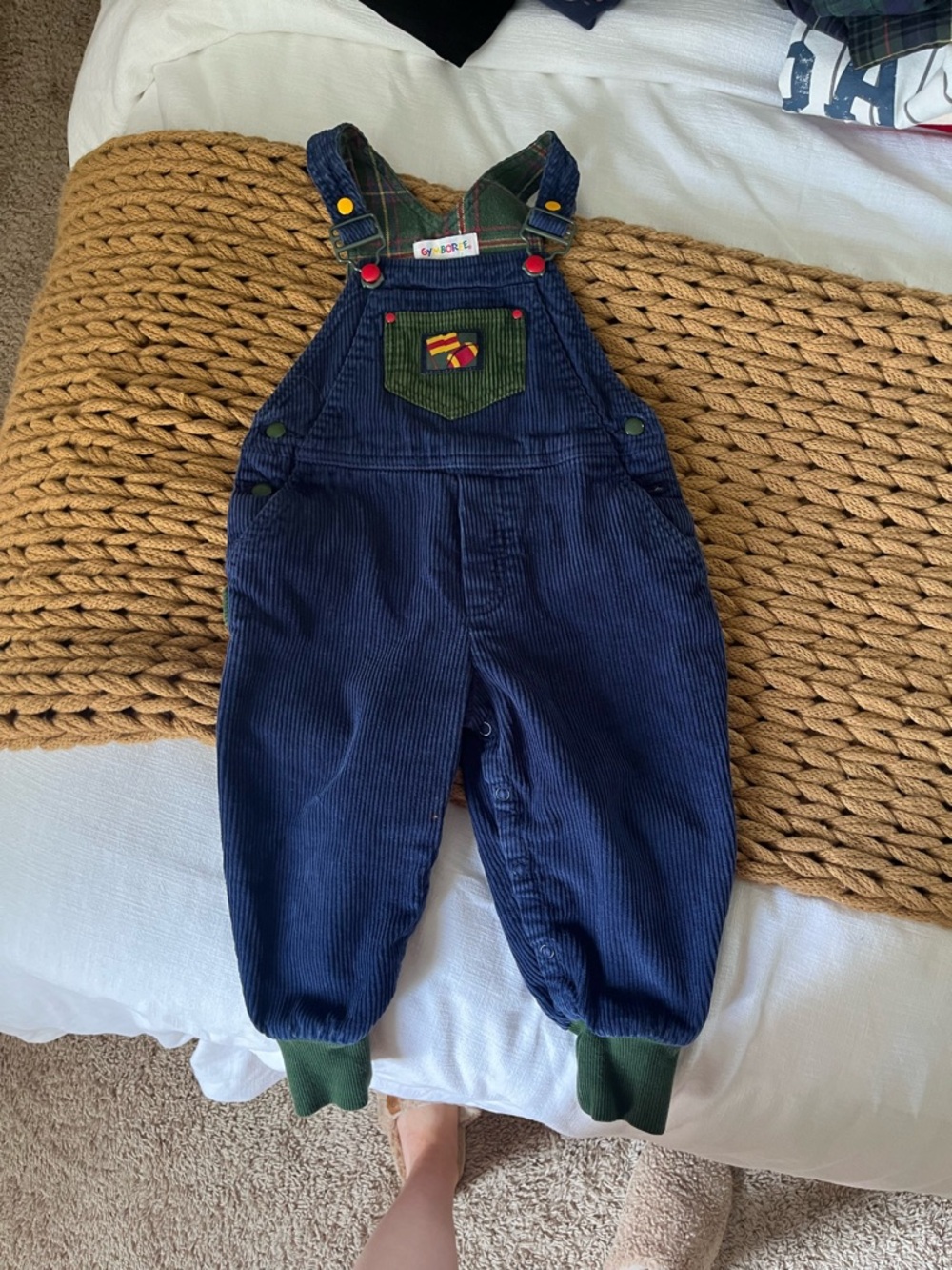 Vintage Gymboree corduroy overall